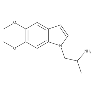 (S)-1-(5,6-Dimethoxy-1H-indol-1-yl)propan-2-amine Structure