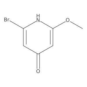 2-Bromo-6-methoxypyridin-4-ol结构式