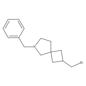 6-Benzyl-2-(bromomethyl)-6-azaspiro[3.4]octane Structure