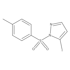 5-Iodo-1-[(4-methylphenyl)sulfonyl]-1h-pyrazole结构式