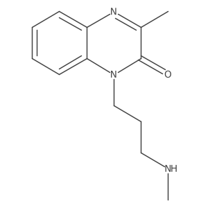 3-Methyl-1-(3-(methylamino)propyl)quinoxalin-2(1H)-one Structure