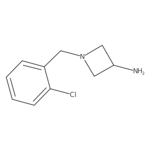 1-[(2-Chlorophenyl)methyl]azetidin-3-amine Structure
