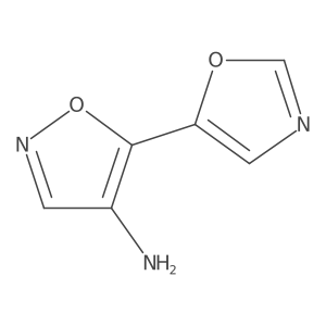 5-(1,3-Oxazol-5-yl)-1,2-oxazol-4-amine结构式