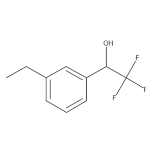 1-(3-Ethylphenyl)-2,2,2-trifluoroethan-1-ol Structure