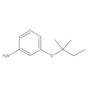 3-[(2-Methylbutan-2-yl)oxy]aniline结构式