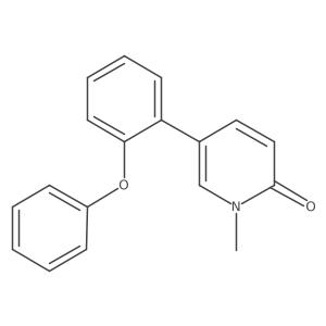 1-Methyl-5-(2-phenoxyphenyl)-2(1h)-pyridinone Structure