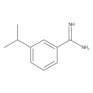 3-(Propan-2-yl)benzene-1-carboximidamide Structure