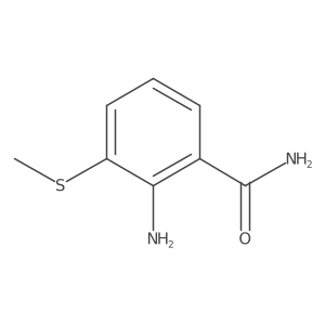 2-Amino-3-methylsulfanylbenzamide Structure