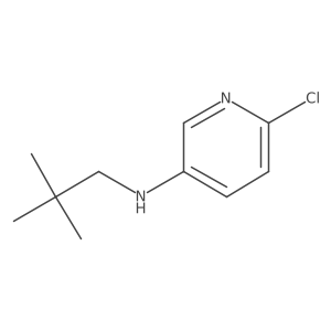 6-chloro-N-(2,2-dimethylpropyl)pyridin-3-amine结构式