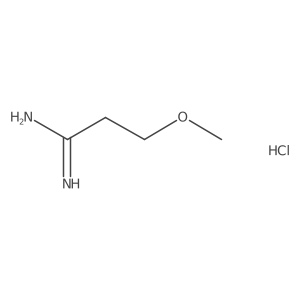 3-Methoxypropanimidamide hydrochloride结构式
