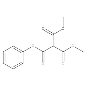1,1-Dimethyl 1-phenyl methanetricarboxylate Structure
