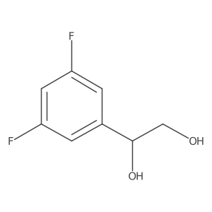 1-(3,5-Difluorophenyl)ethane-1,2-diol Structure