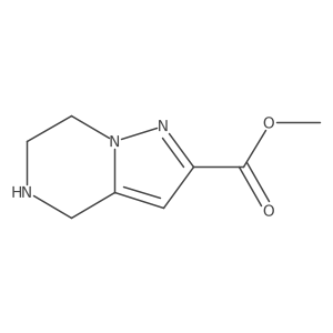 Methyl 4,5,6,7-tetrahydropyrazolo[1,5-a]pyrazine-2-carboxylate Structure