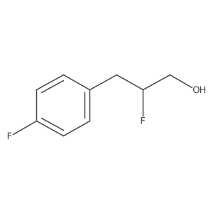 2-Fluoro-3-(4-fluorophenyl)propan-1-ol结构式