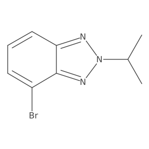 4-Bromo-2-isopropyl-2H-benzo[d][1,2,3]triazole结构式