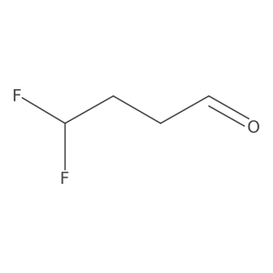 4,4-Difluorobutanal结构式