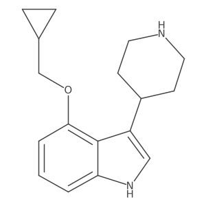 4-(4-cyclopropylmethoxy-1H-indol-3-yl)piperidine Structure