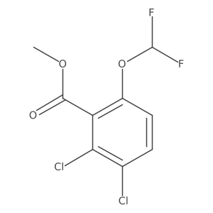 Methyl 2,3-dichloro-6-(difluoromethoxy)benzoate结构式