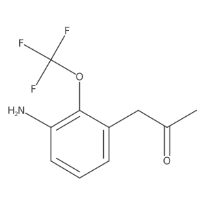 1-(3-Amino-2-(trifluoromethoxy)phenyl)propan-2-one Structure