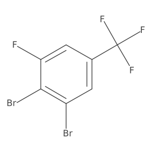 3,4-Dibromo-5-fluorobenzotrifluoride结构式