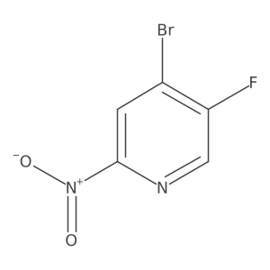 4-Bromo-5-fluoro-2-nitropyridine Structure