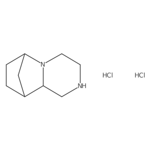 (1R,8S)-2,5-diazatricyclo[6.2.1.0~2,7~]undecane dihydrochloride Structure