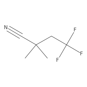 4,4,4-Trifluoro-2,2-dimethylbutanenitrile Structure