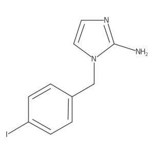 1-[(4-Iodophenyl)methyl]-1H-imidazol-2-amine Structure