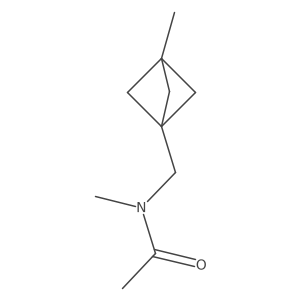 N-methyl-N-({3-methylbicyclo[1.1.1]pentan-1-yl}methyl)acetamide Structure