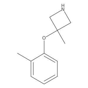 3-Methyl-3-(2-methylphenoxy)azetidine Structure
