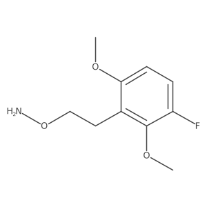 O-[2-(3-fluoro-2,6-dimethoxyphenyl)ethyl]hydroxylamine Structure