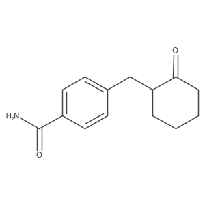 4-[(2-Oxocyclohexyl)methyl]benzamide结构式