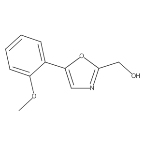 [5-(2-Methoxyphenyl)-1,3-oxazol-2-yl]methanol Structure