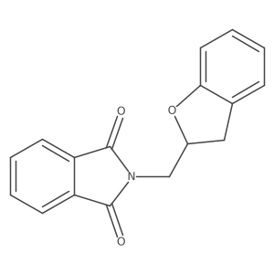 2-(2,3-Dihydro-benzofuran-2-ylmethyl)-isoindole-1,3-dione结构式