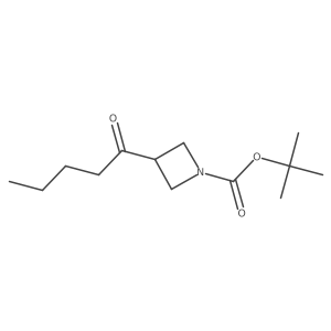 Tert-butyl 3-pentanoylazetidine-1-carboxylate Structure