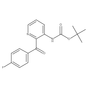 tert-butyl N-[2-(4-fluorobenzoyl)pyridin-3-yl]carbamate Structure