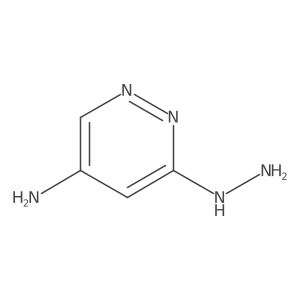 6-Hydrazinylpyridazin-4-amine结构式