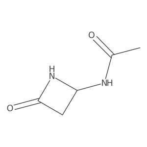 N-(4-Oxoazetidin-2-yl)acetamide Structure