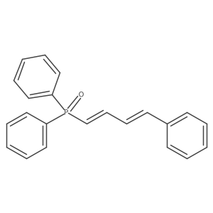 Diphenyl(4-phenyl-1,3-butadien-1-yl)phosphine oxide结构式
