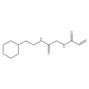 N-({[2-(Morpholin-4-YL)ethyl]carbamoyl}methyl)prop-2-enamide Structure