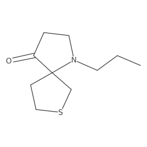 1-Propyl-7-thia-1-azaspiro[4.4]nonan-4-one结构式