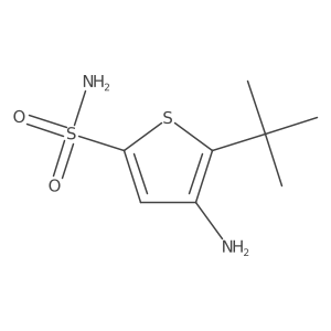 4-Amino-5-tert-butylthiophene-2-sulfonamide Structure