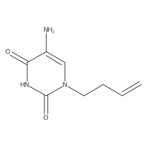 5-Amino-1-(but-3-en-1-yl)-1,2,3,4-tetrahydropyrimidine-2,4-dione Structure