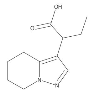 2-{4H,5H,6H,7H-pyrazolo[1,5-a]pyridin-3-yl}butanoic acid Structure