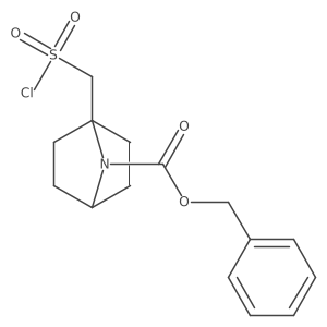 Benzyl 1-((chlorosulfonyl)methyl)-7-azabicyclo[2.2.1]heptane-7-carboxylate Structure