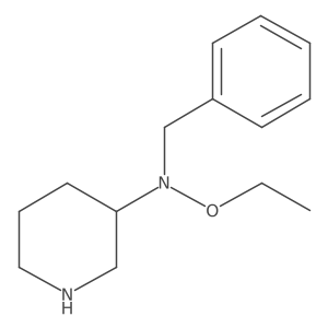 N-benzyl-N-ethoxypiperidin-3-amine结构式