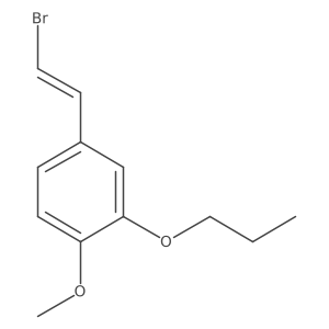 4-(2-Bromoethenyl)-1-methoxy-2-propoxybenzene Structure