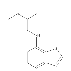 N-[2-(dimethylamino)propyl]-1-benzothiophen-7-amine Structure