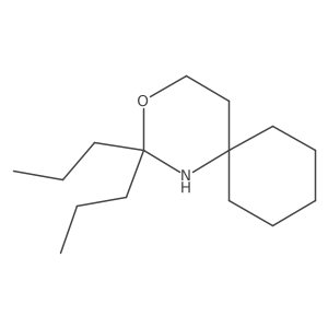 2,2-Dipropyl-3-oxa-1-azaspiro[5.5]undecane结构式