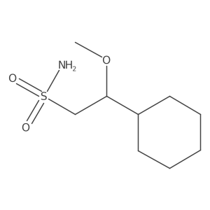 2-Cyclohexyl-2-methoxyethane-1-sulfonamide Structure